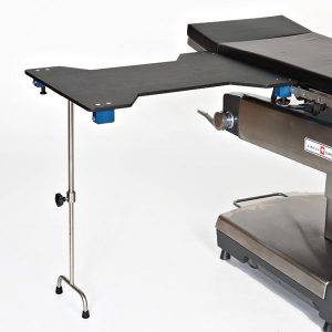 Hourglass Carbon Fiber Arm and Hand Table with Leg