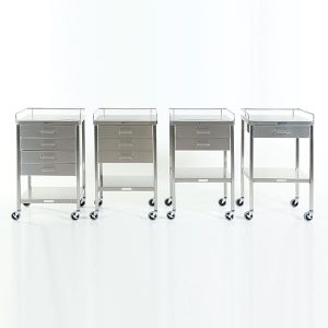 stainless steel utility tables also known as prep tables used in medical facilities