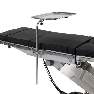 mayo tray attached to OR Table